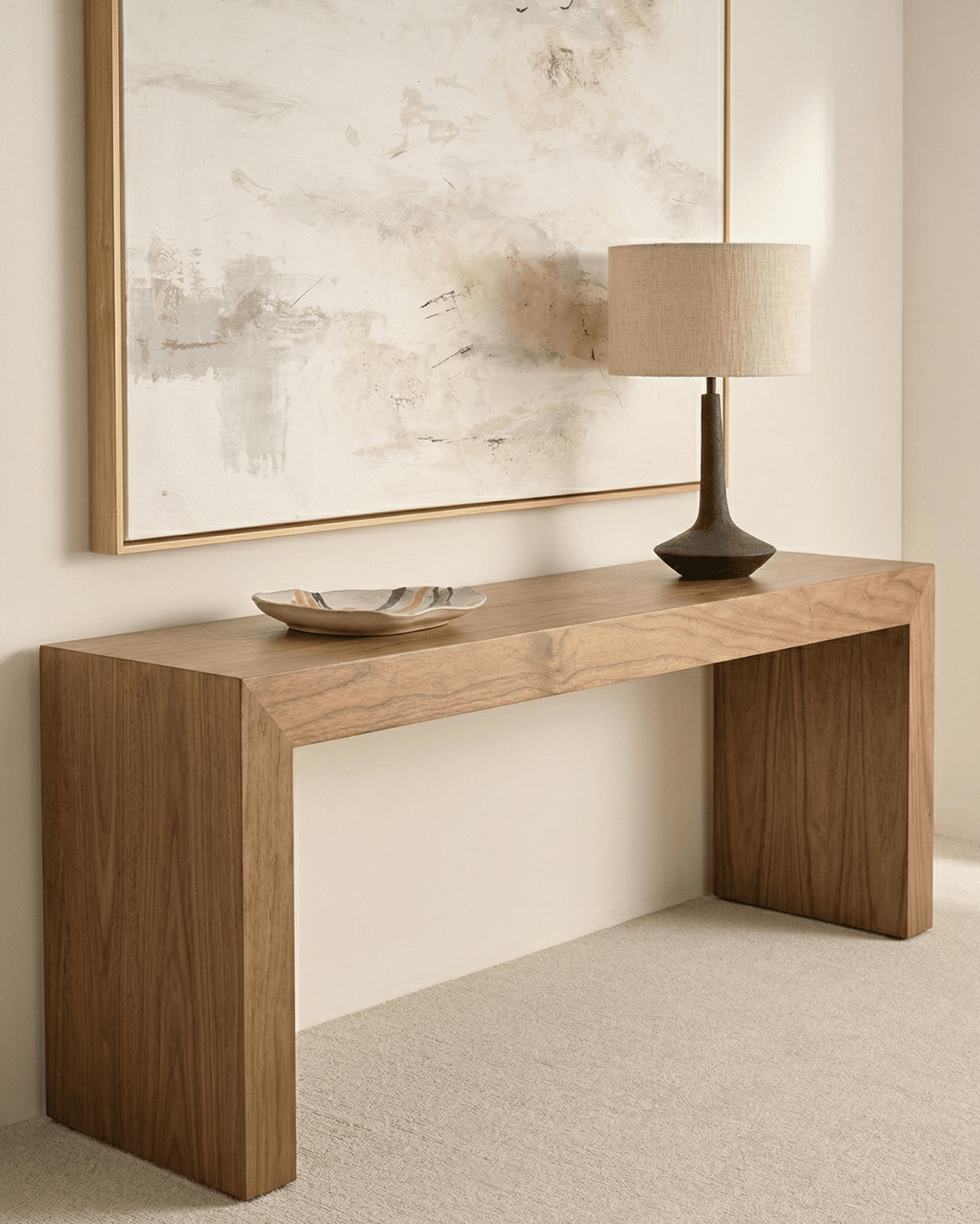 Aparador Apolo 1,50m - Lâmina Natural Moka - PRONTA ENTREGA