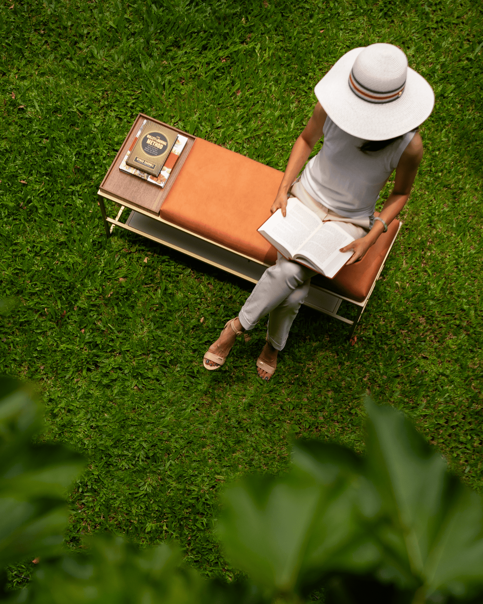 Banco Estofado e com Bandeja Dueto
