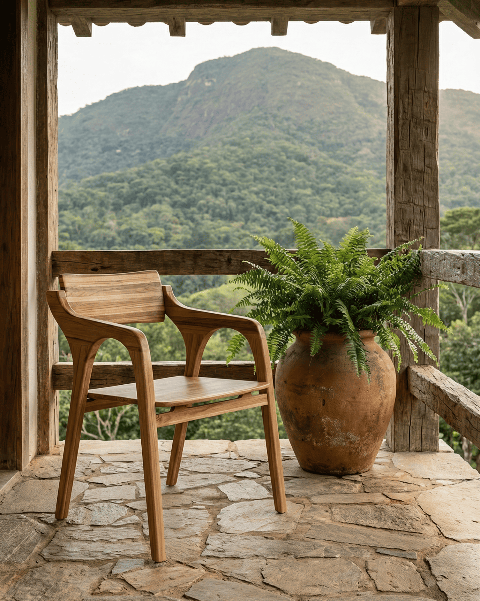 Cadeira de Jantar Pedra Branca