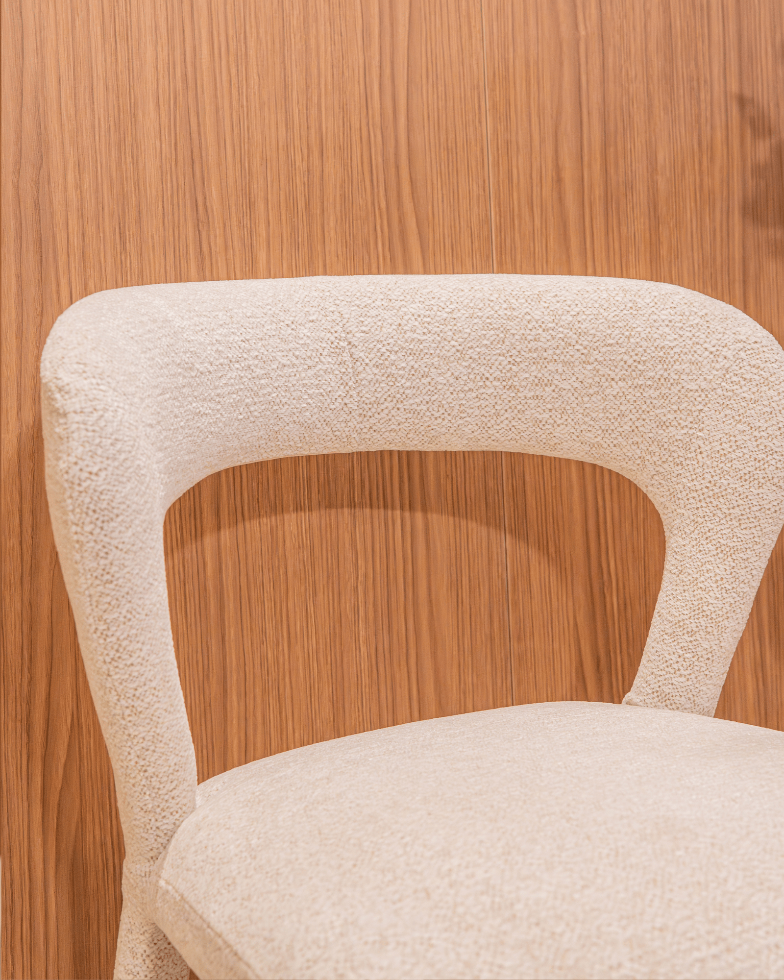 Cadeira de Jantar Estofada Cloud - Off White