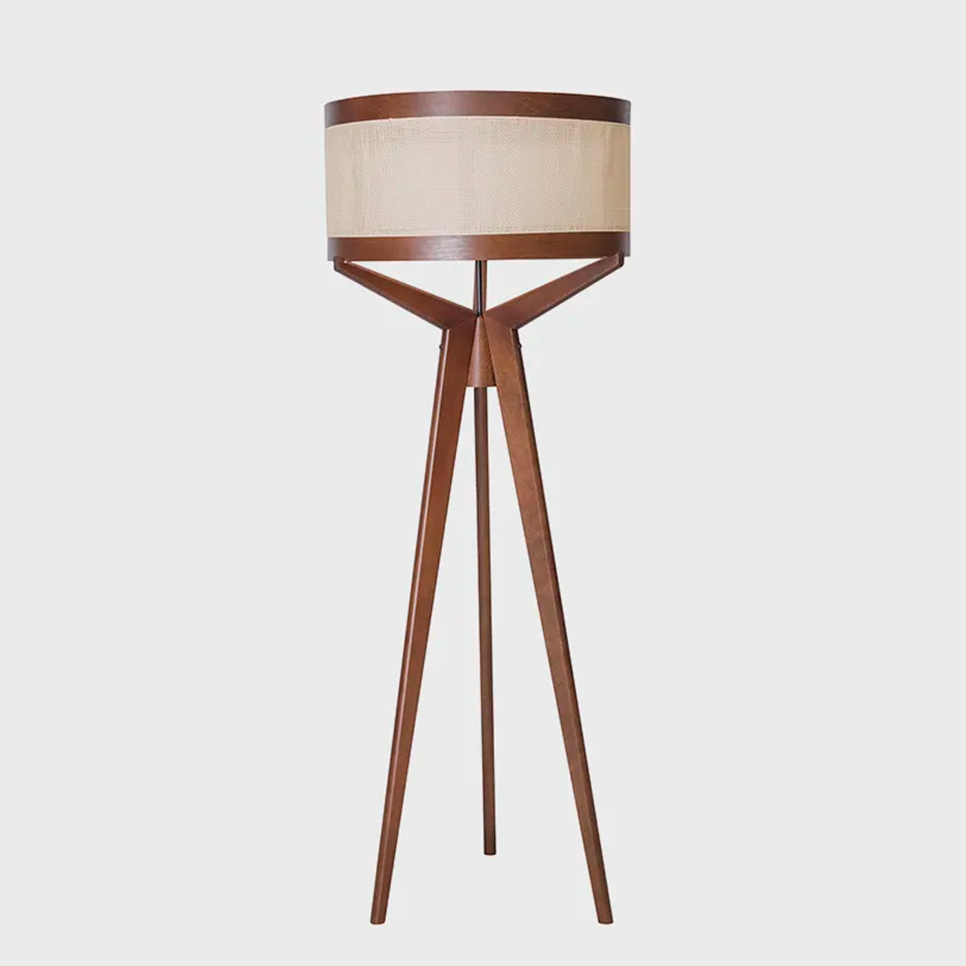 Luminária de Piso Navi 170cm - Cúpula de Palha