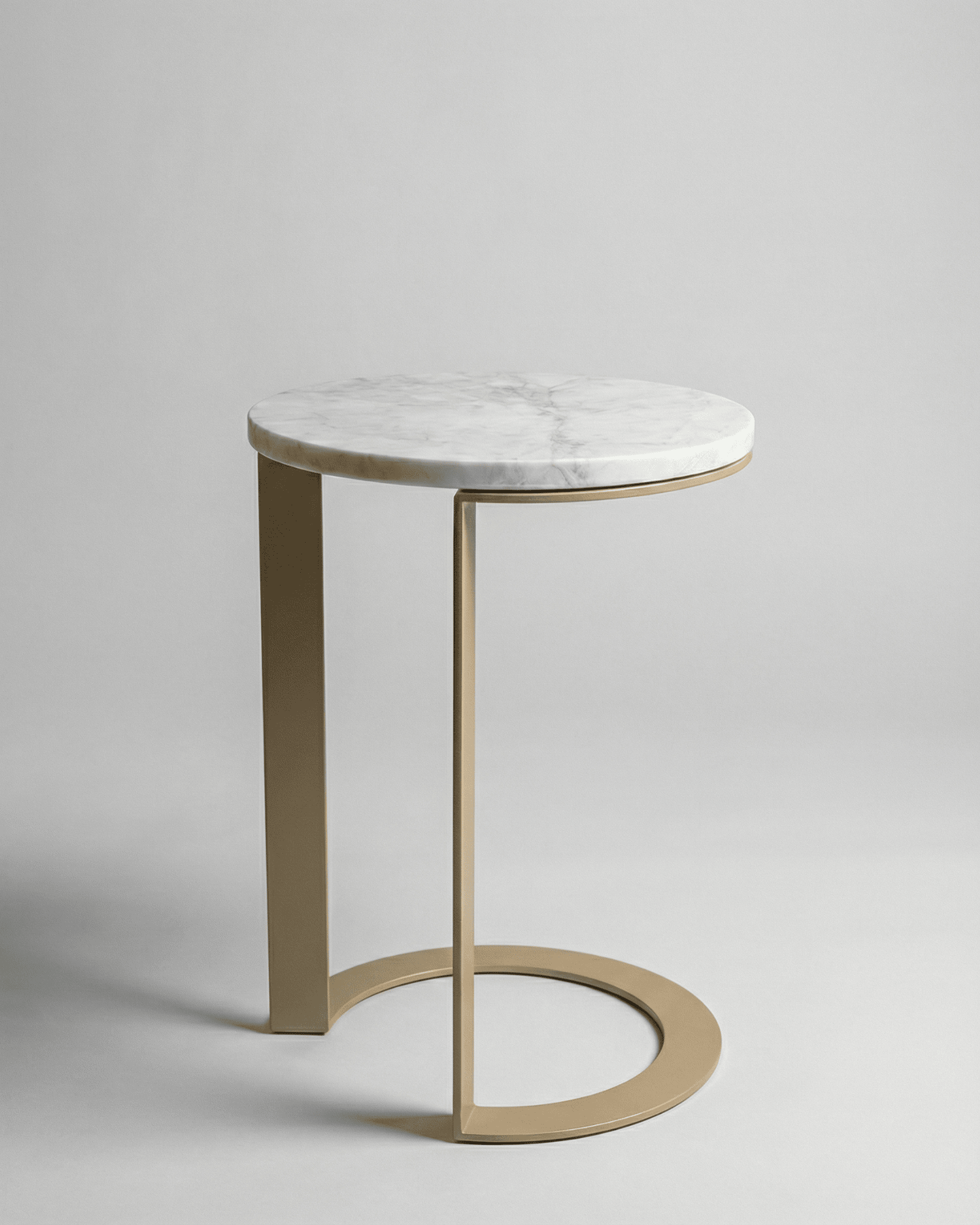 Mesa Lateral Tampo Mármore - Maluh