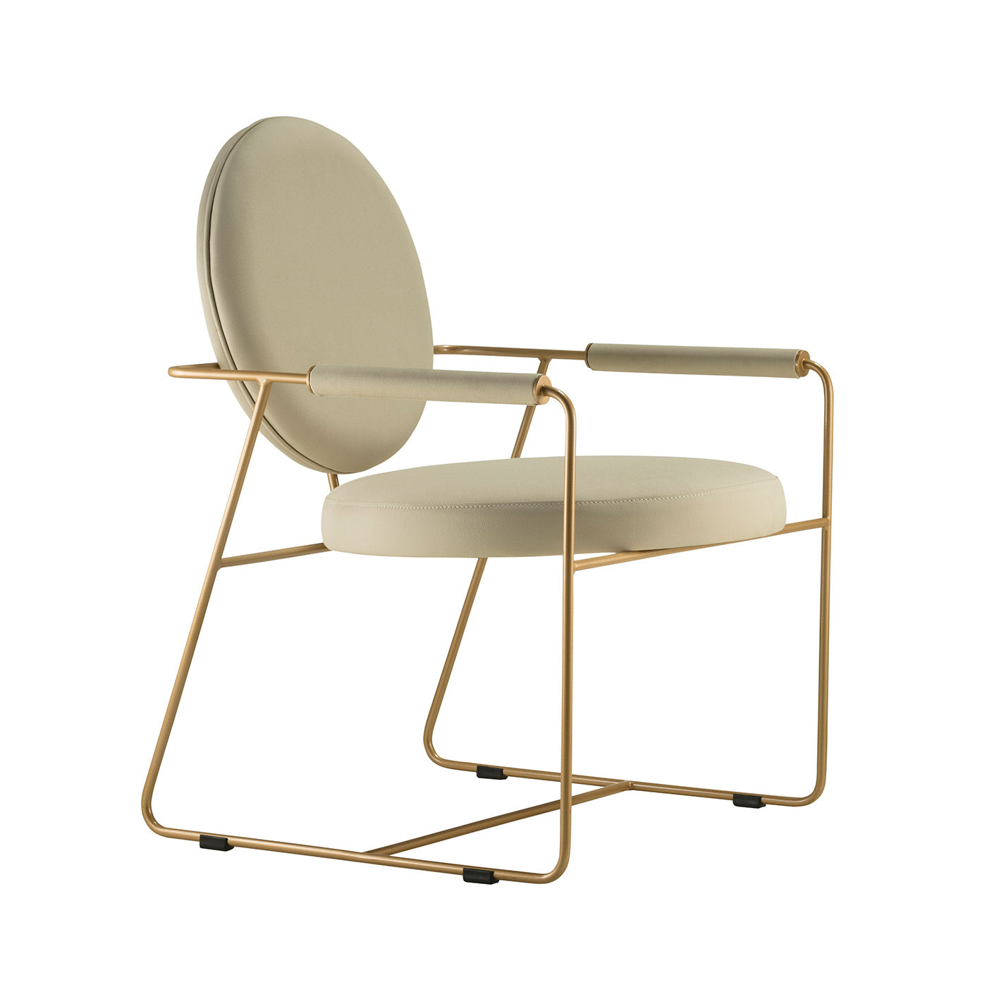 Poltrona Fixa com Braços Clara