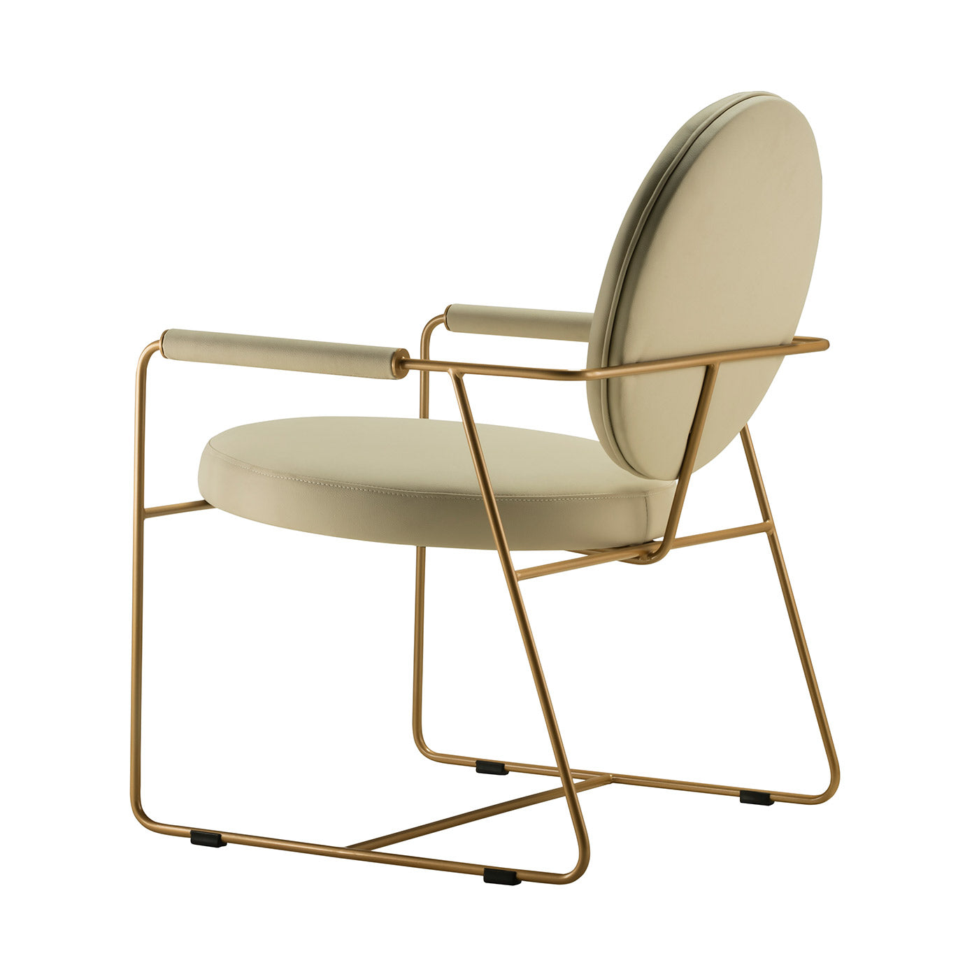 Poltrona Fixa com Braços Clara