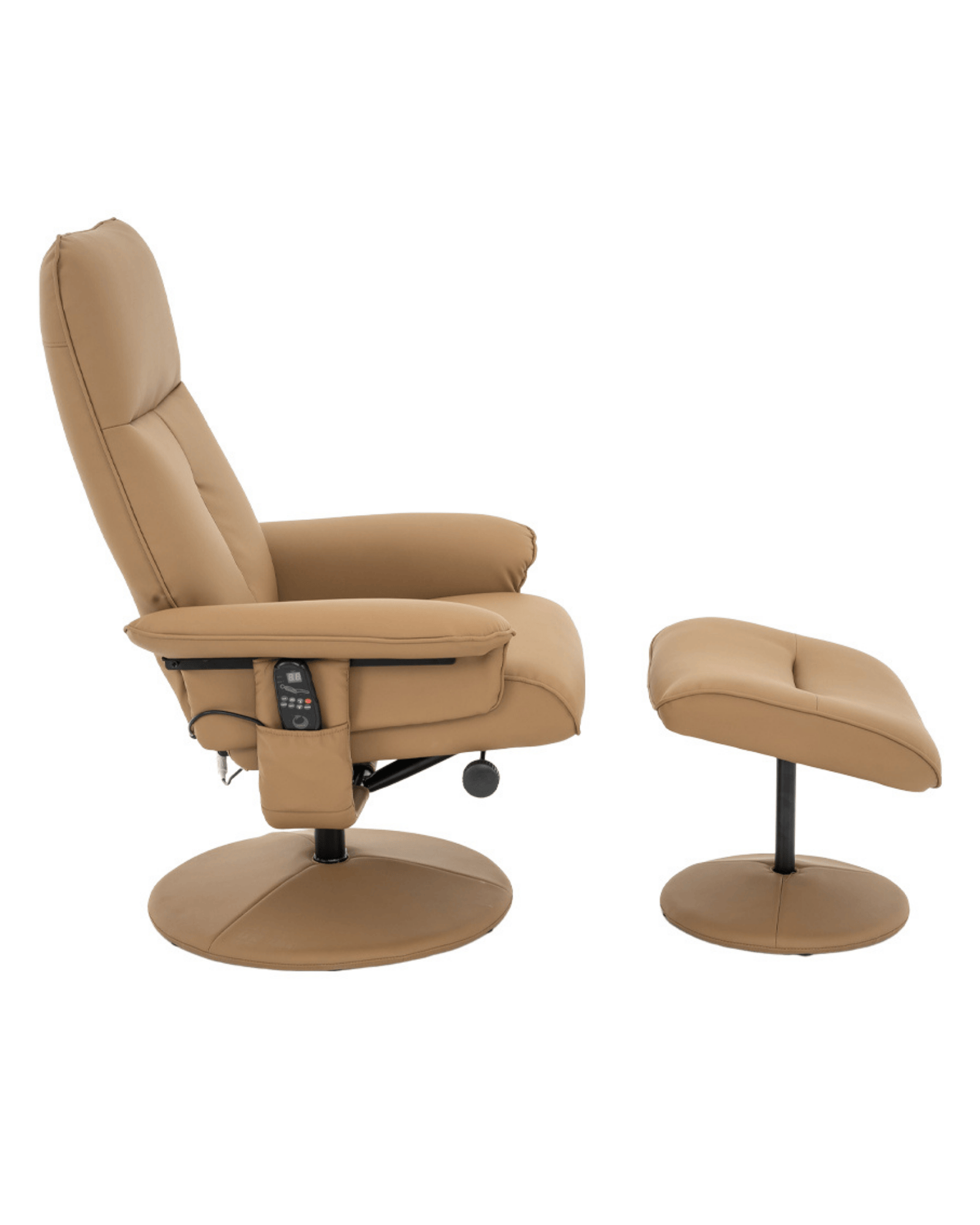 Poltrona de Massagem Elétrica com Puff - Elara