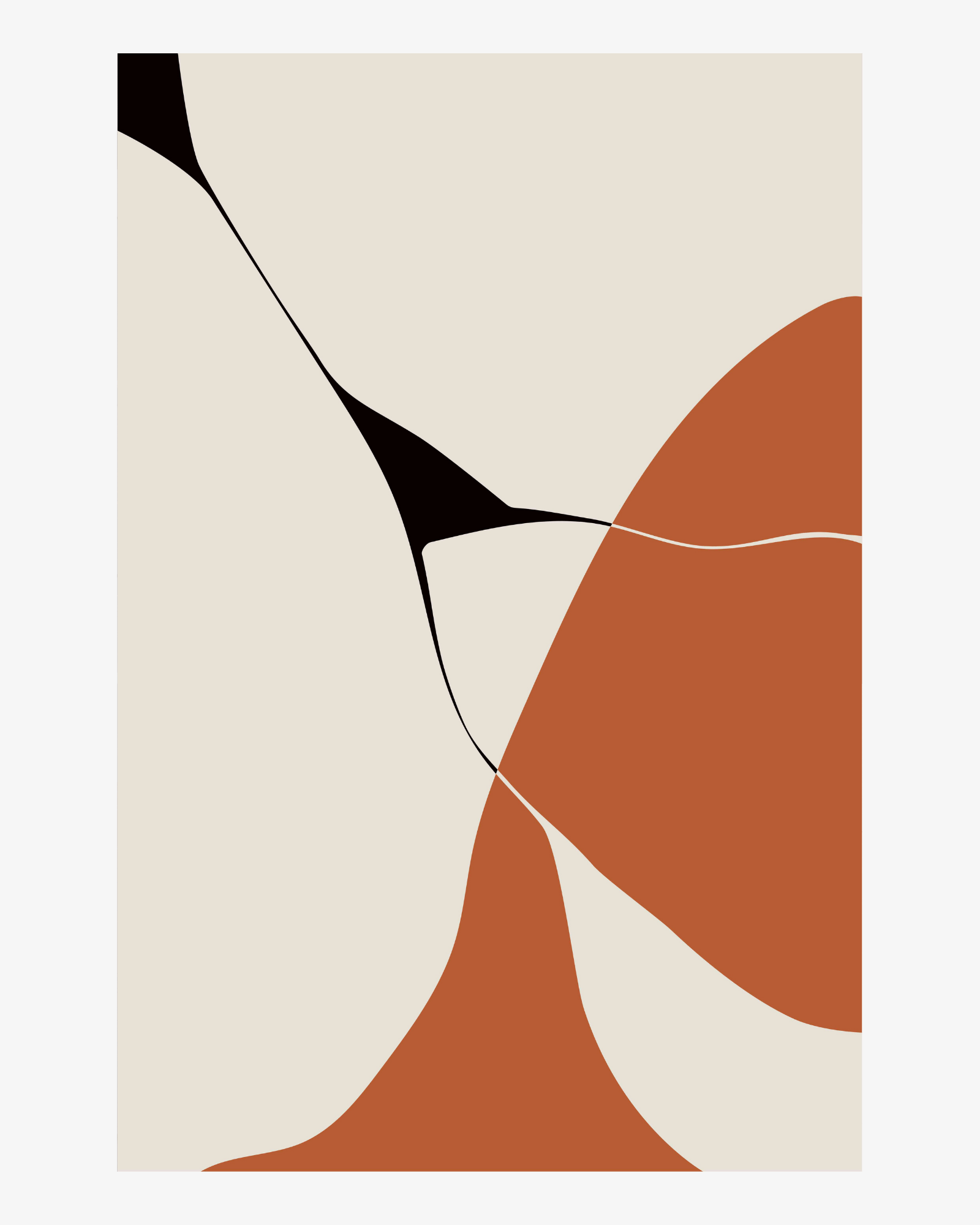 Quadro Fine Art Retangular - Riacho de Cor