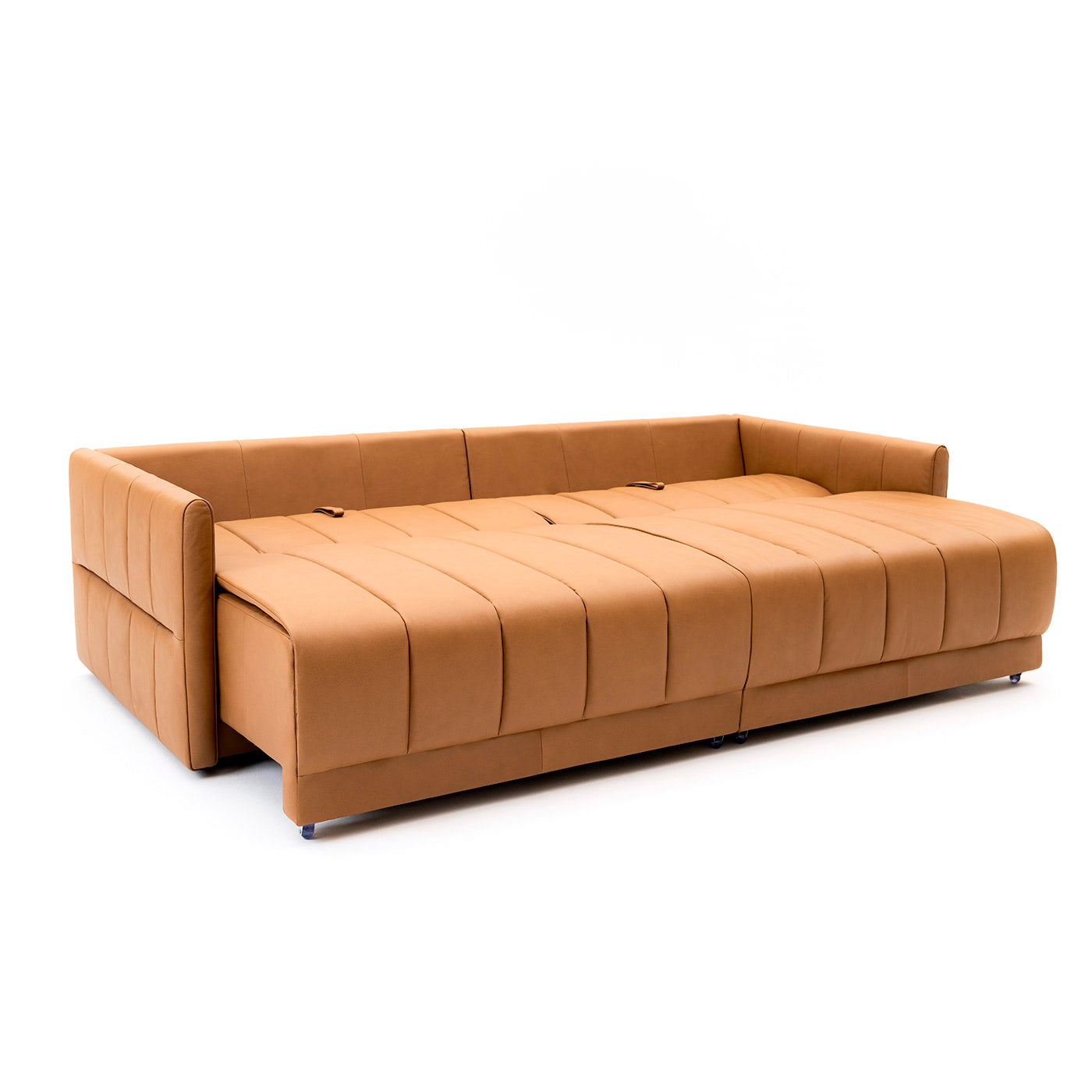 Sofá Retrátil Couro Natural Bel - PROMOCIONAL