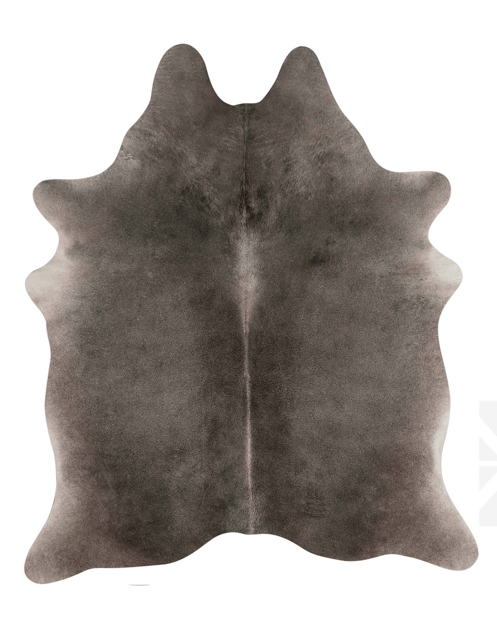 Tapete Couro Natural Pele Inteira - Gris Escuro