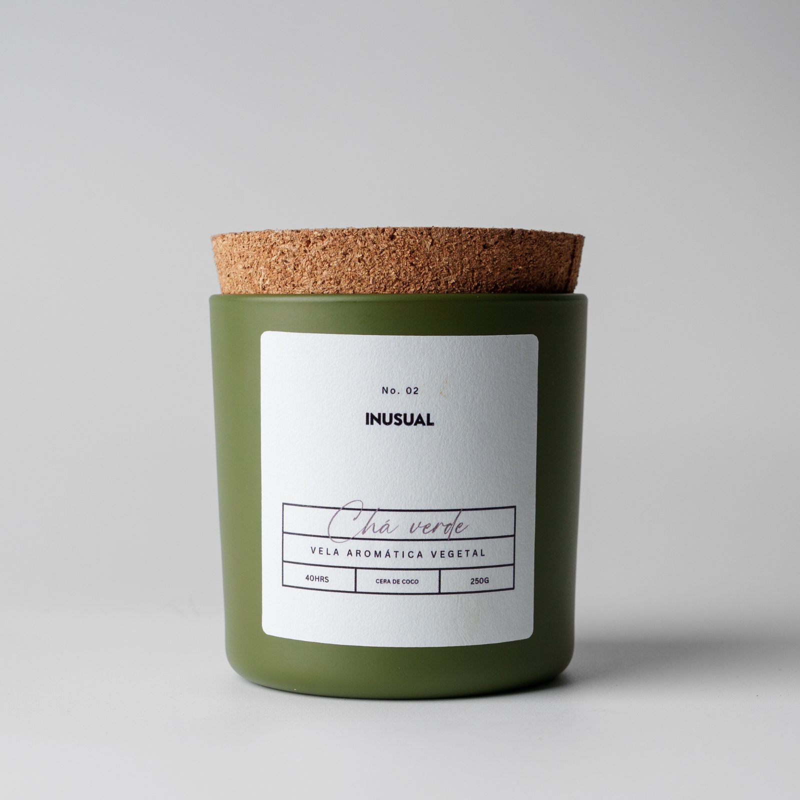 Vela Aromática Color 250g - Chá Verde