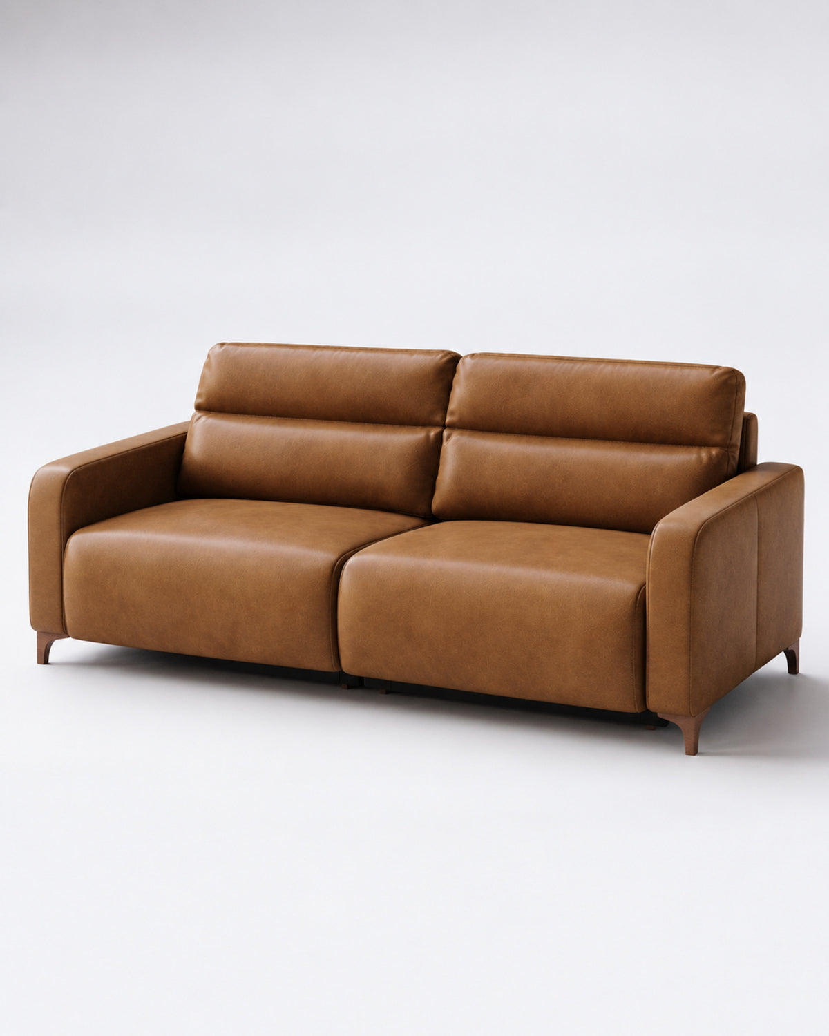 Huske em couro natural — sofa 2 modulos — imagem ilustrativa