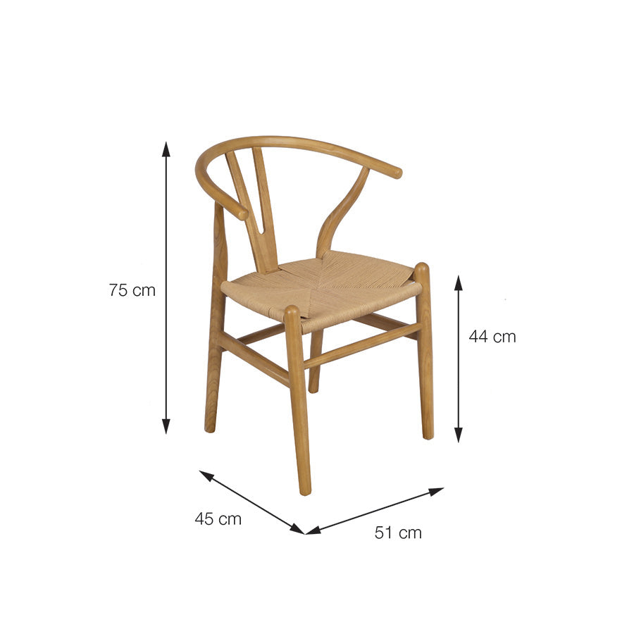 Cadeira de Jantar Wishbone