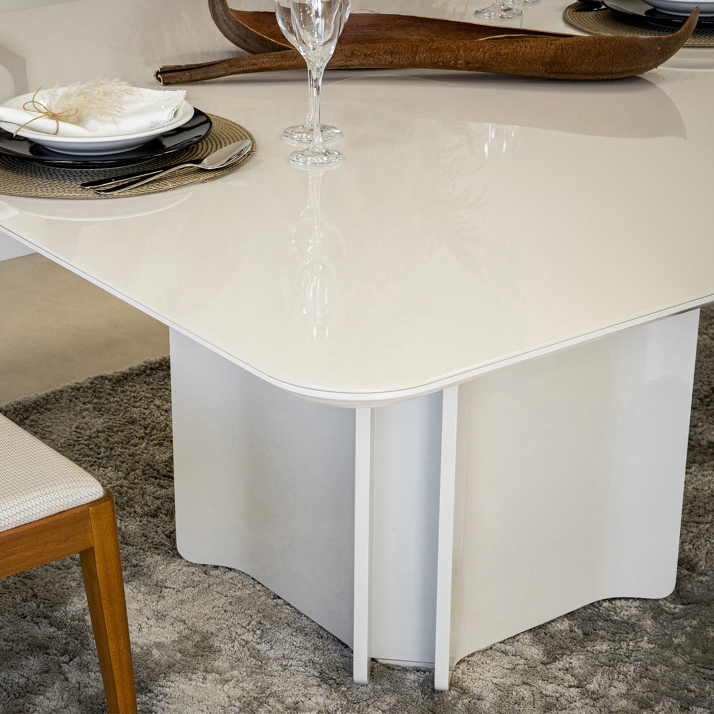 Mesa de Jantar Liége Quadrada