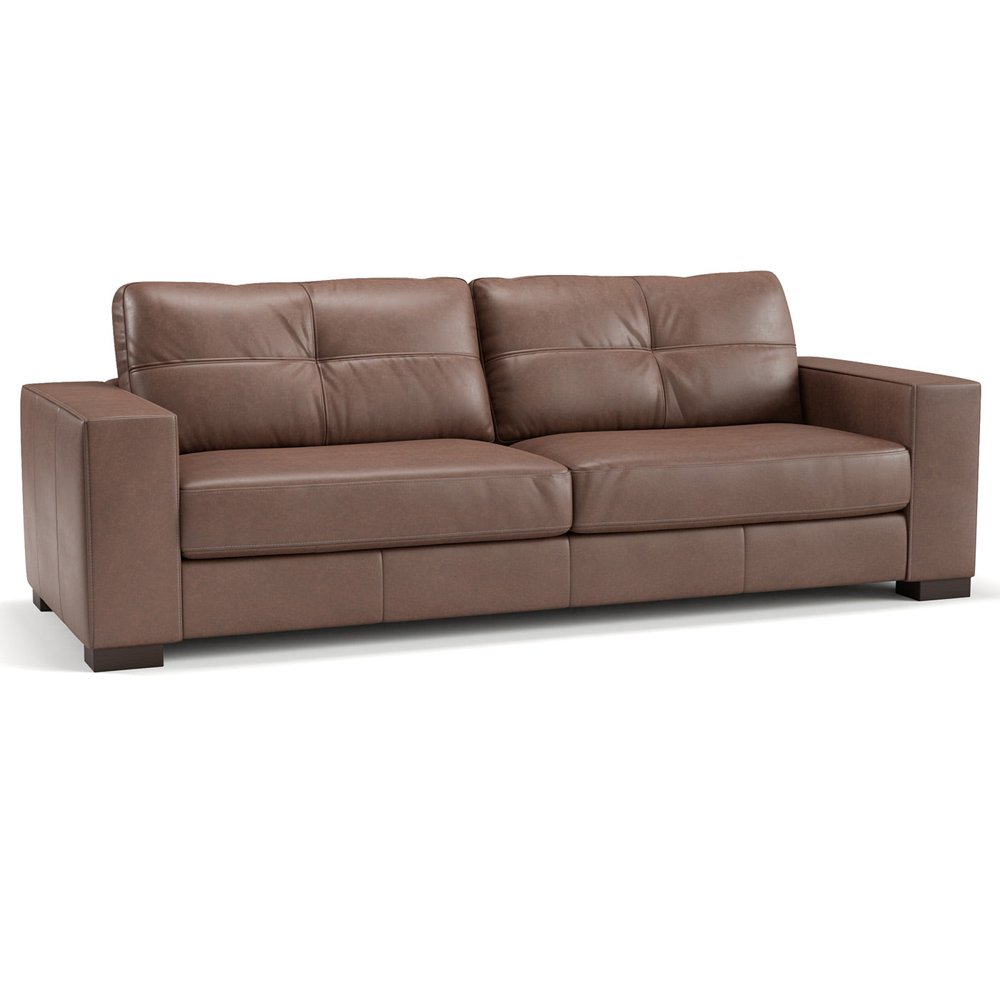 Sofá Couro Natural Domênico - PROMOCIONAL