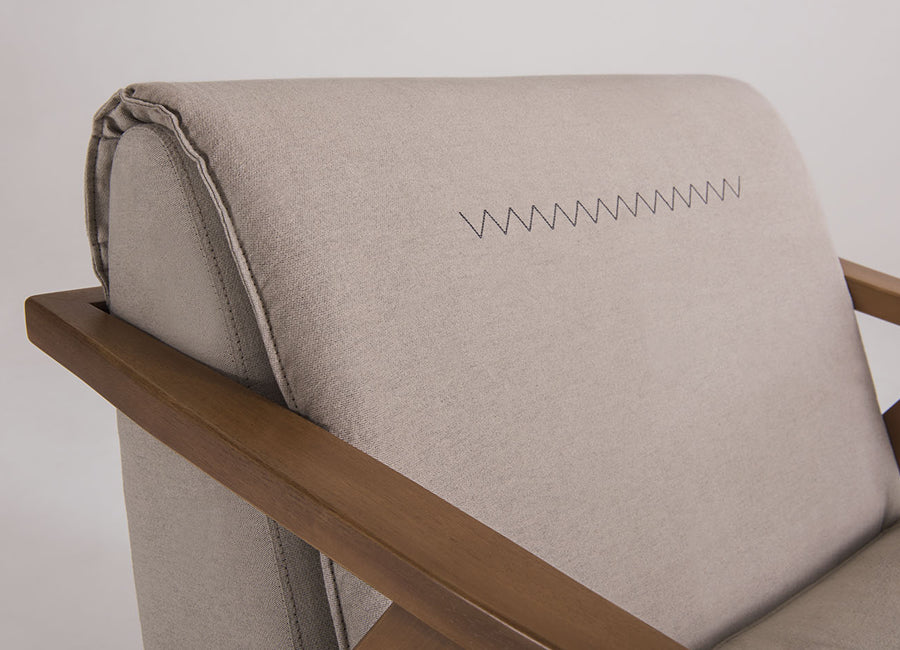 Poltrona Fixa Zigzag