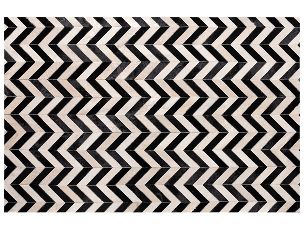 Tapete Couro Natural Chevron