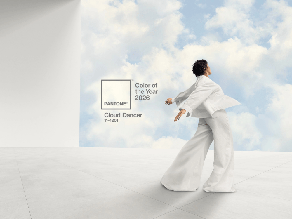 Cloud Dancer: a cor Pantone 2026 e o novo olhar do design para o essencial