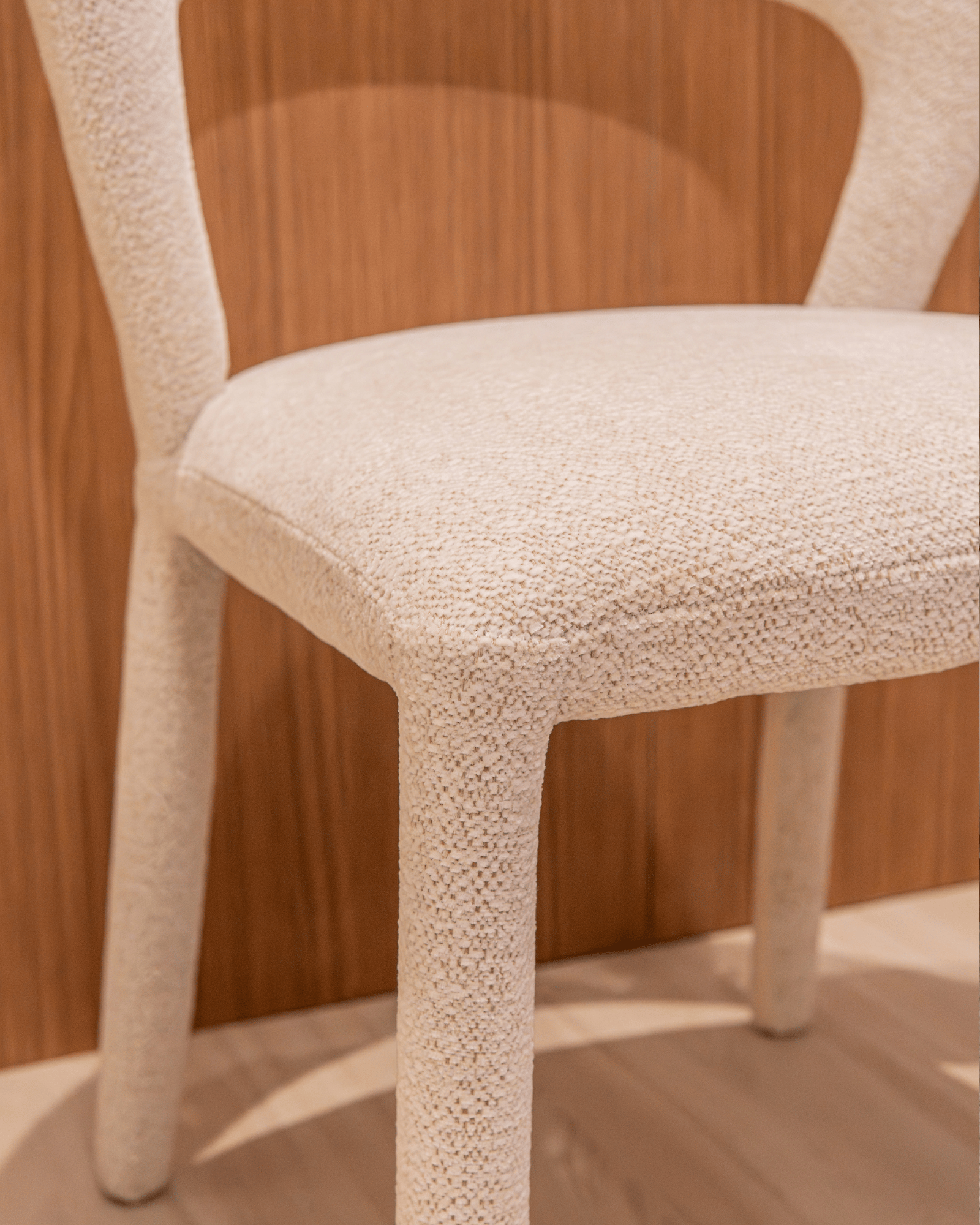 Cadeira de Jantar Estofada Cloud - Off White