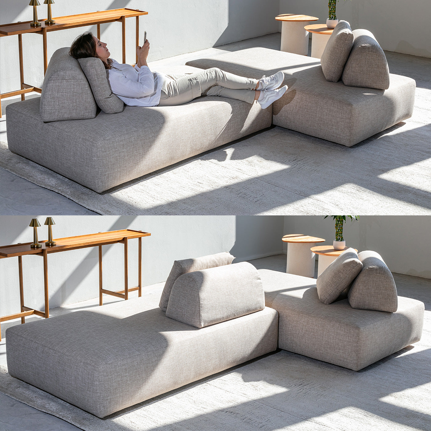 Sofá Chaise Ilha Gardi - 1,70m