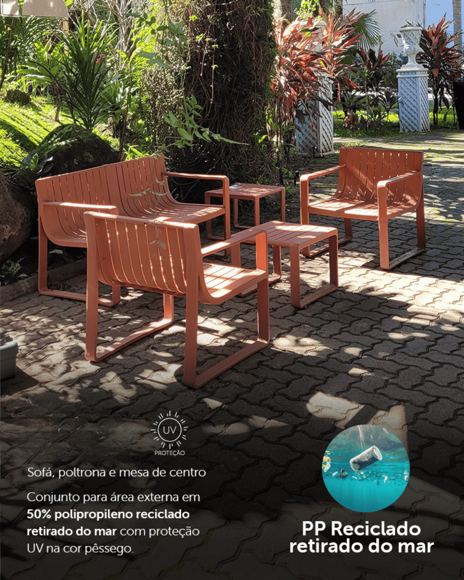 Conjunto Área Externa - Aruna Eco - 5 peças