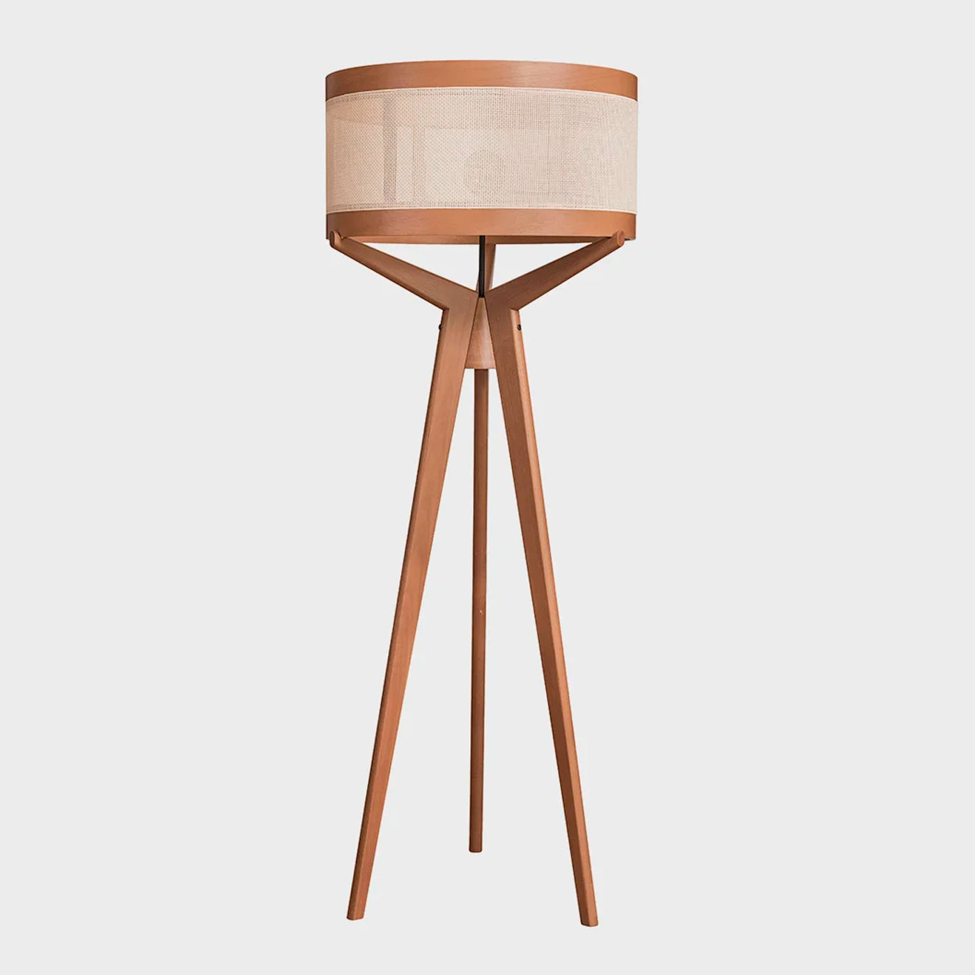Luminária de Piso Navi 170cm - Cúpula de Palha
