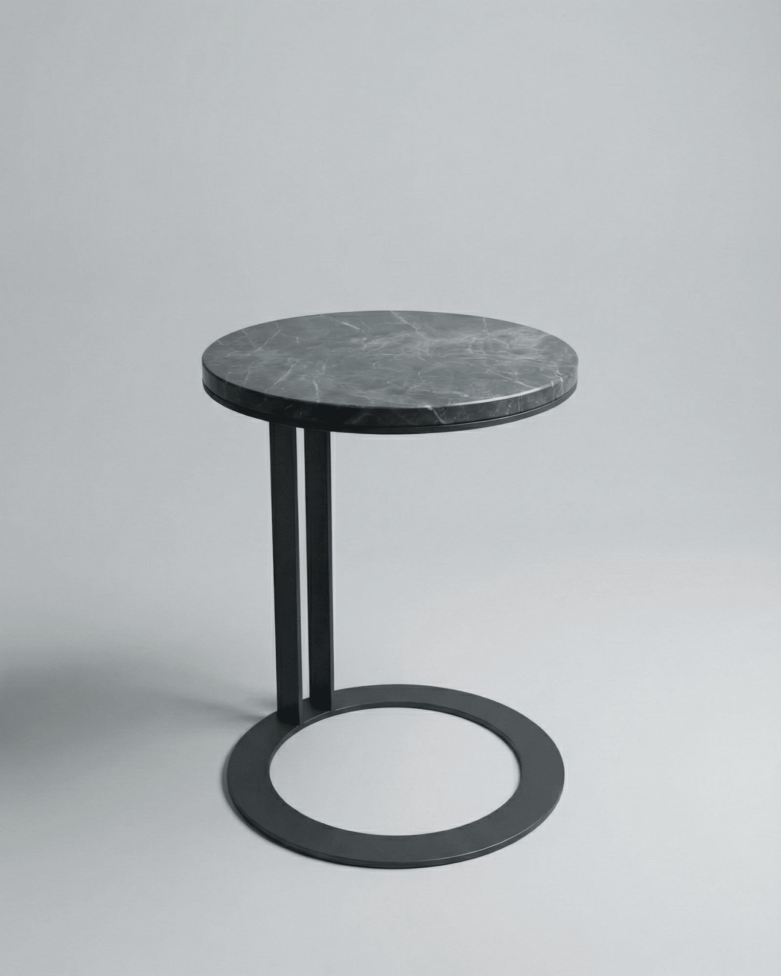 Mesa Lateral Tampo Mármore - Jade II