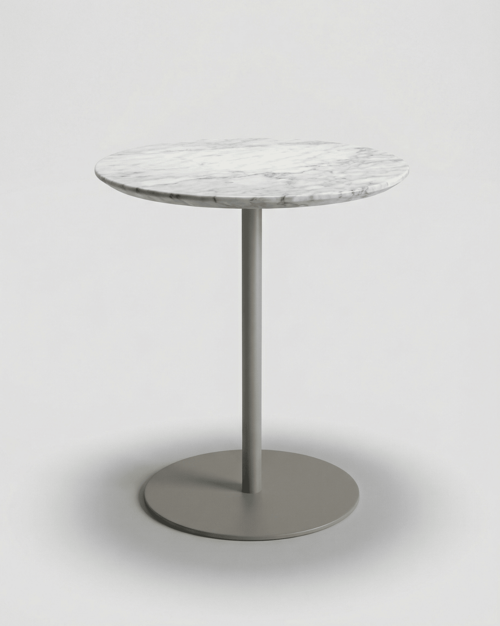 Mesa Lateral Tampo Mármore - Athenas