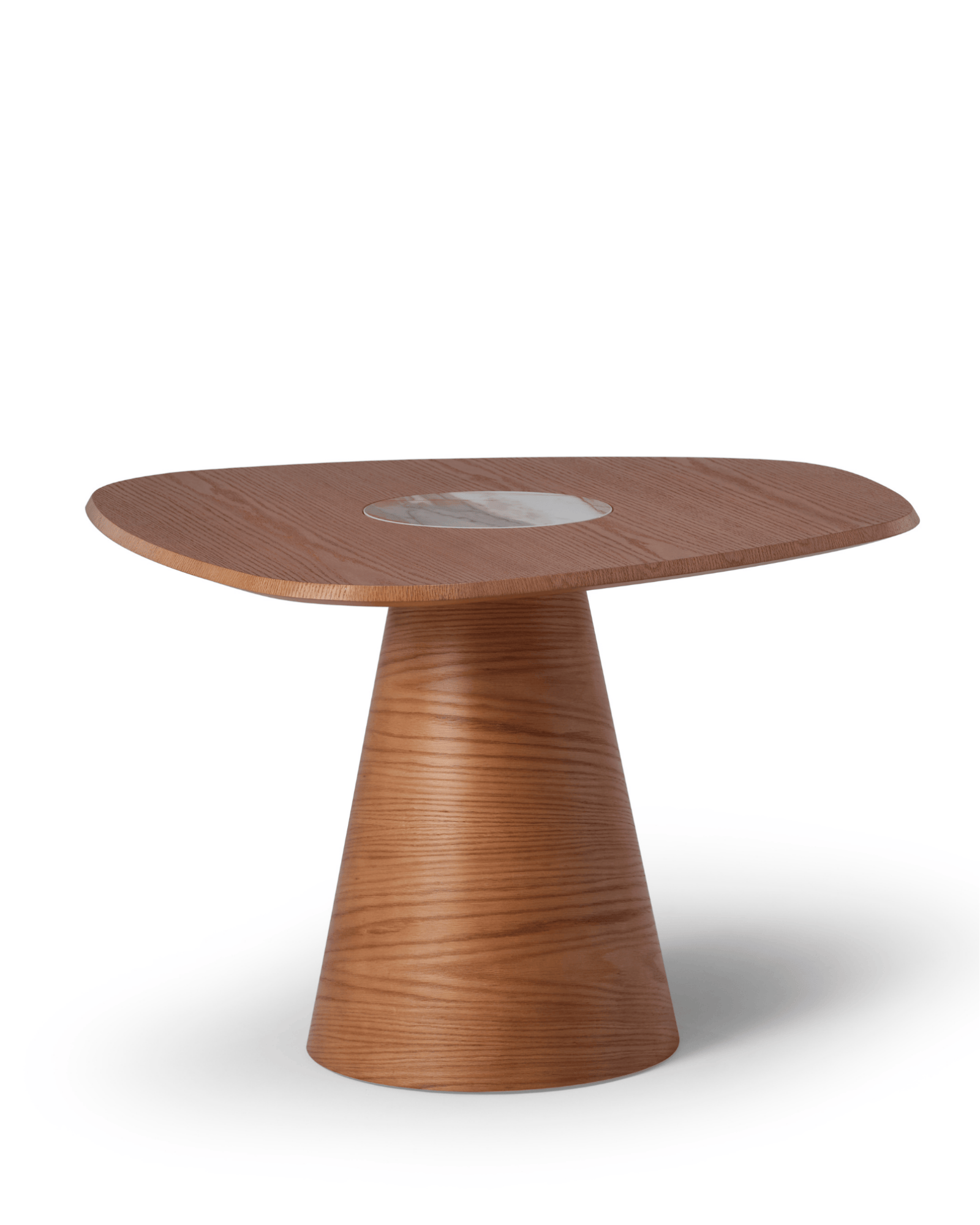 Mesa de Conversação Orgânica Opa Zen com Mármore Evoluto