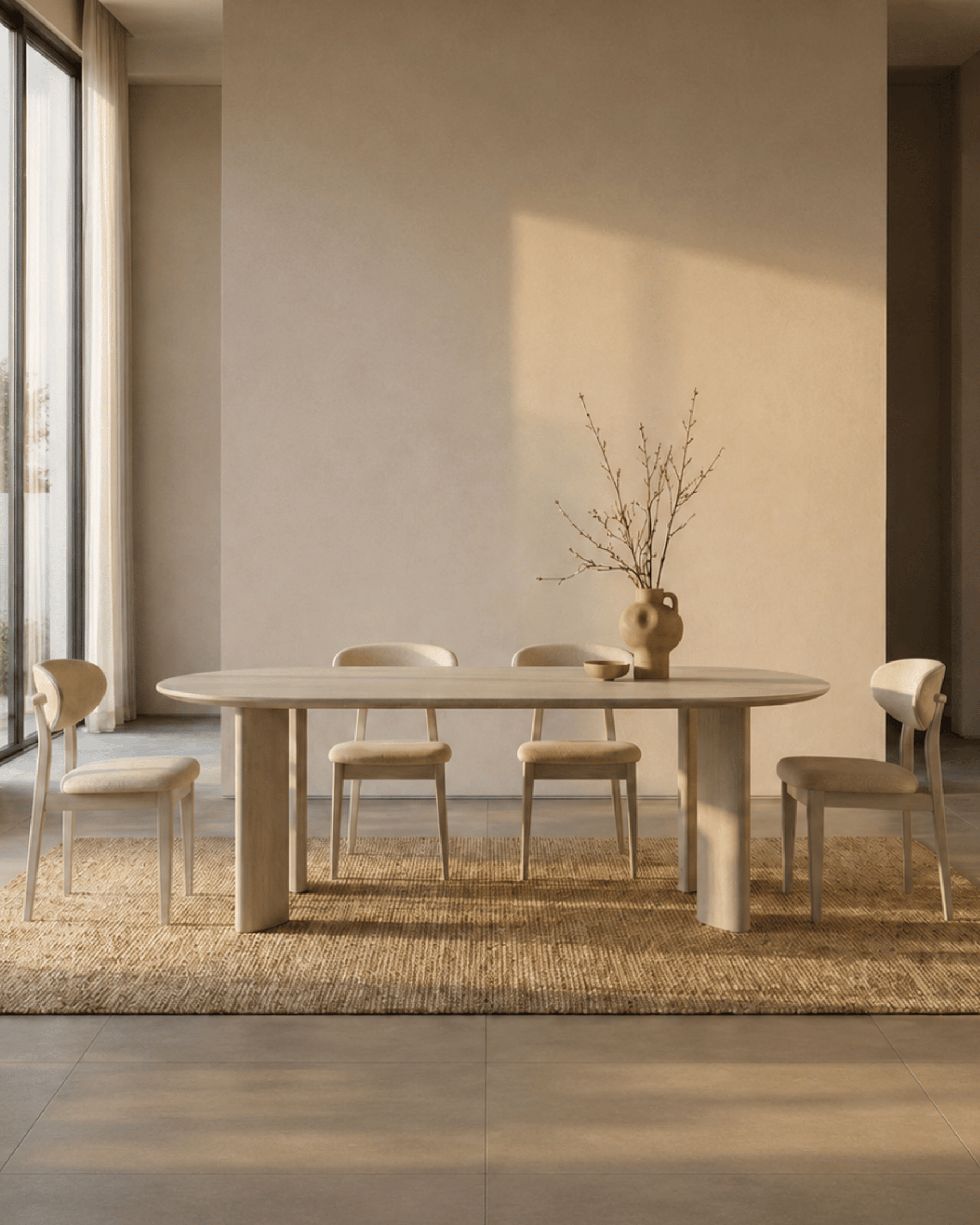 Mesa de Jantar Orgânica Oslo