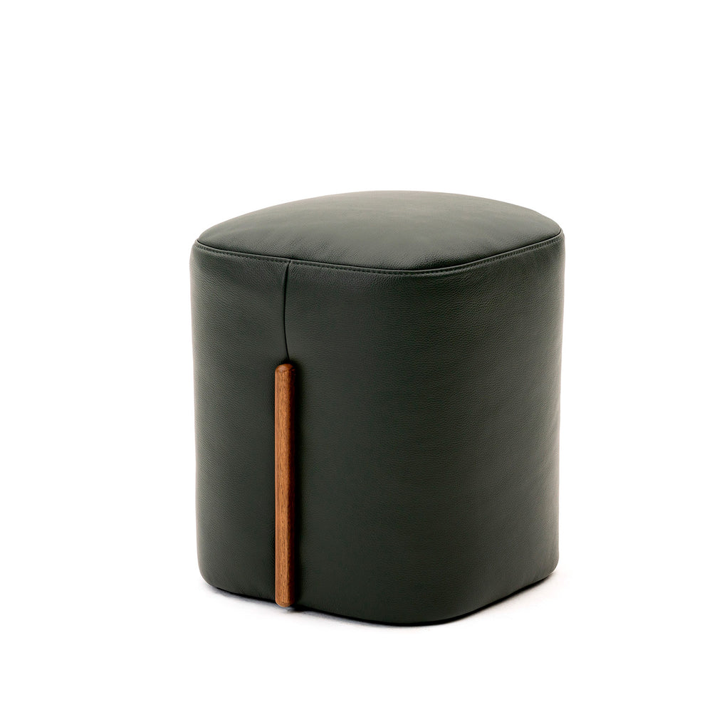 Puff Couro Natural Atla - Promocional