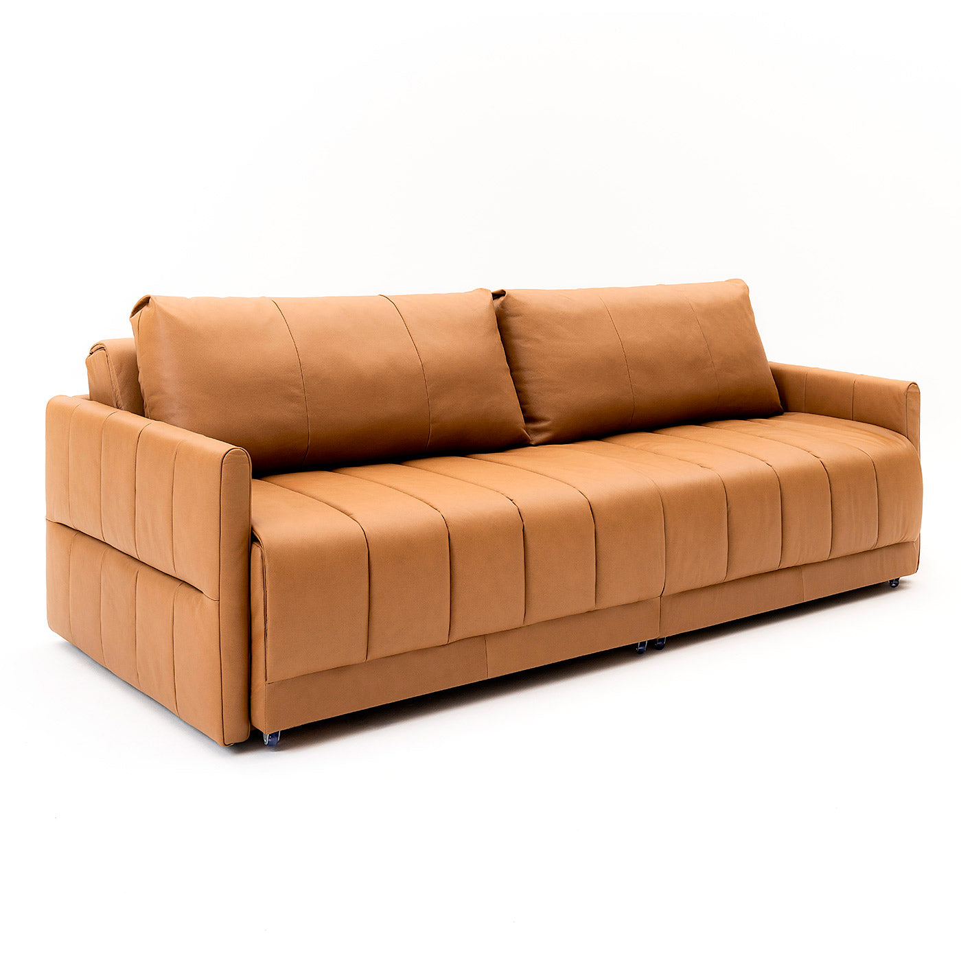 Sofá Retrátil Couro Natural Bel - PROMOCIONAL
