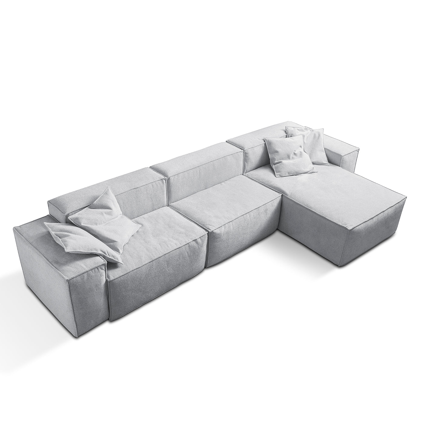 Sofá Fixo Salvatore com Chaise