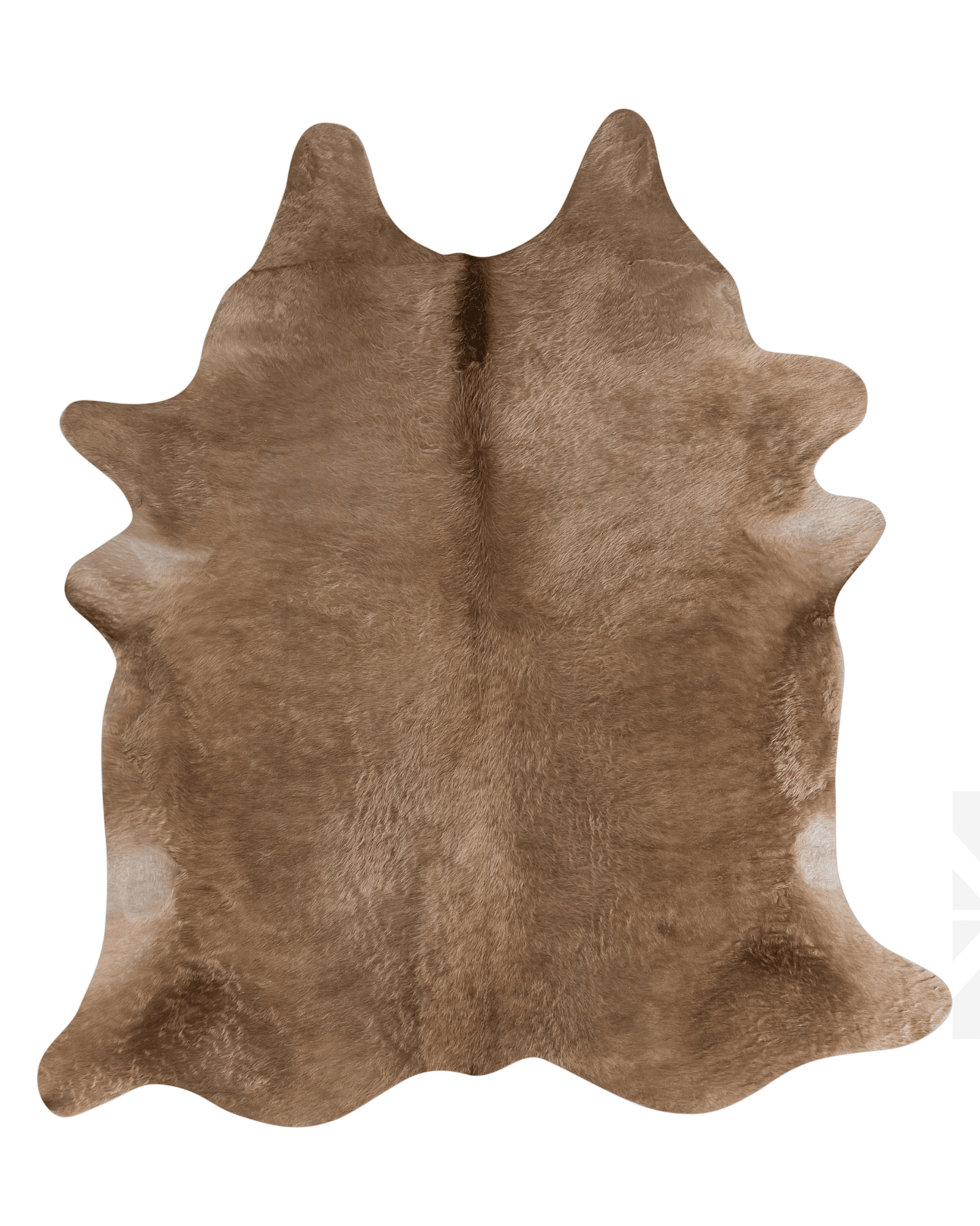 Tapete Couro Natural Pele Inteira - Areia Escuro