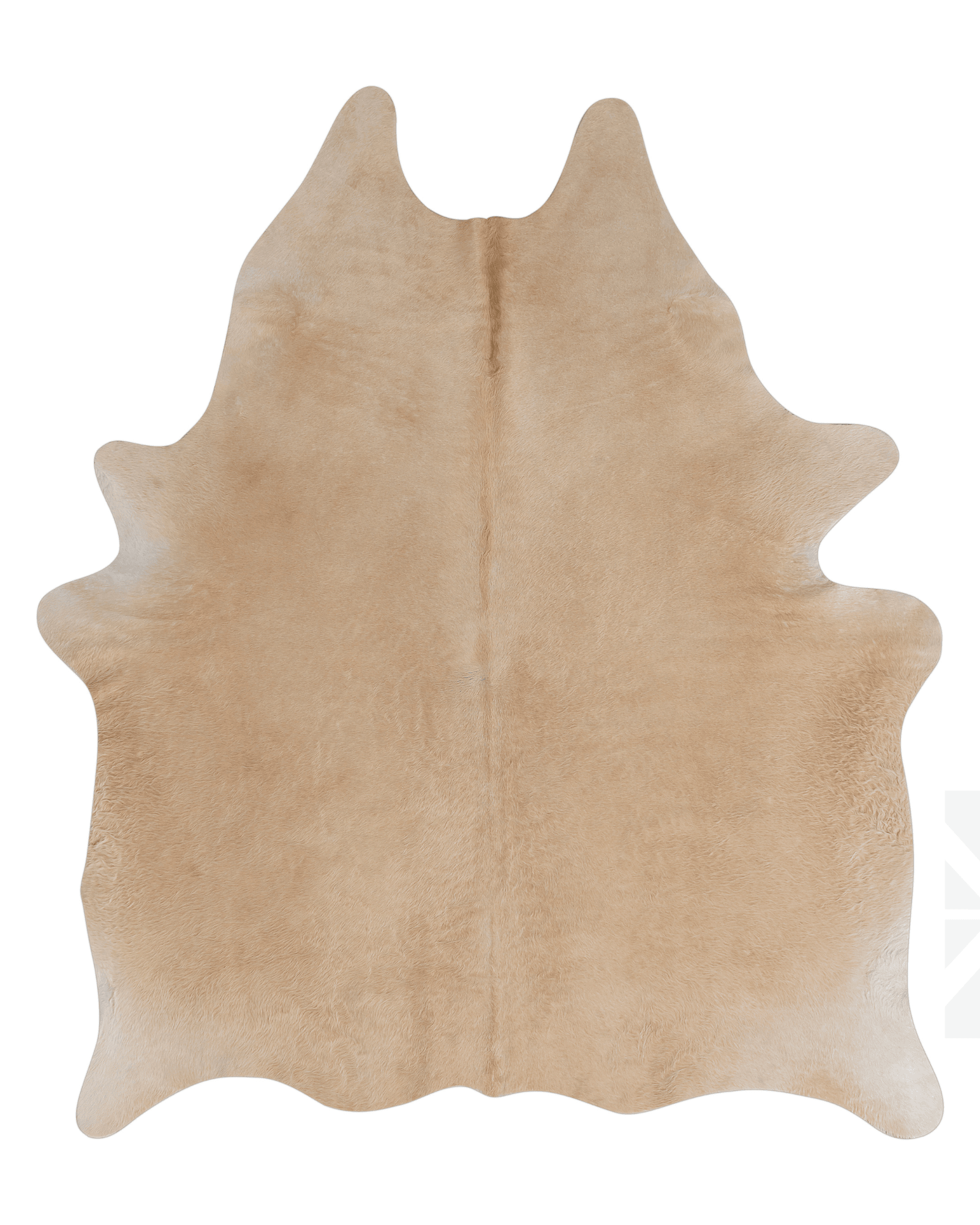 Tapete Couro Natural Pele Inteira - Bege Claro