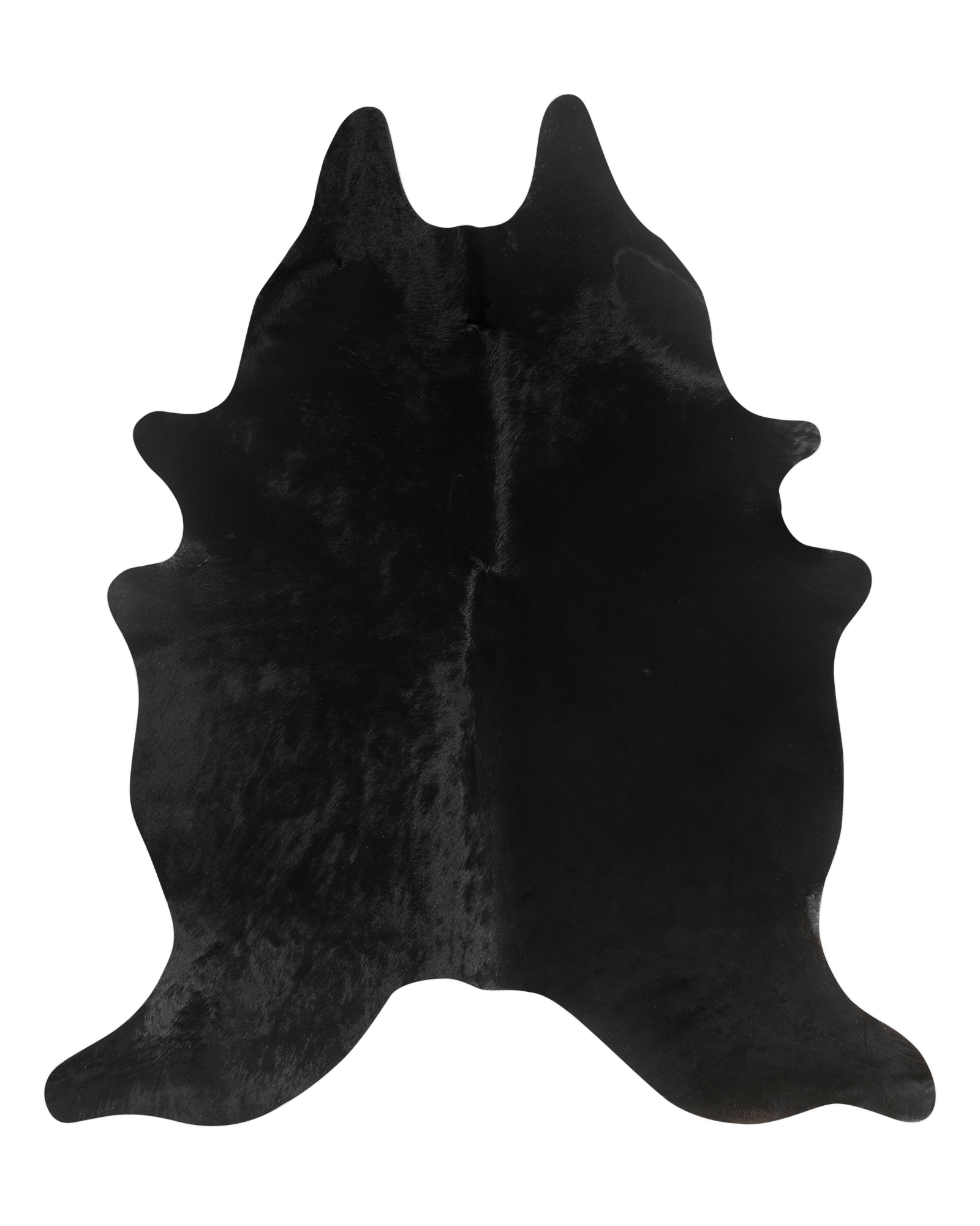 Tapete Couro Natural Pele Inteira - Preto