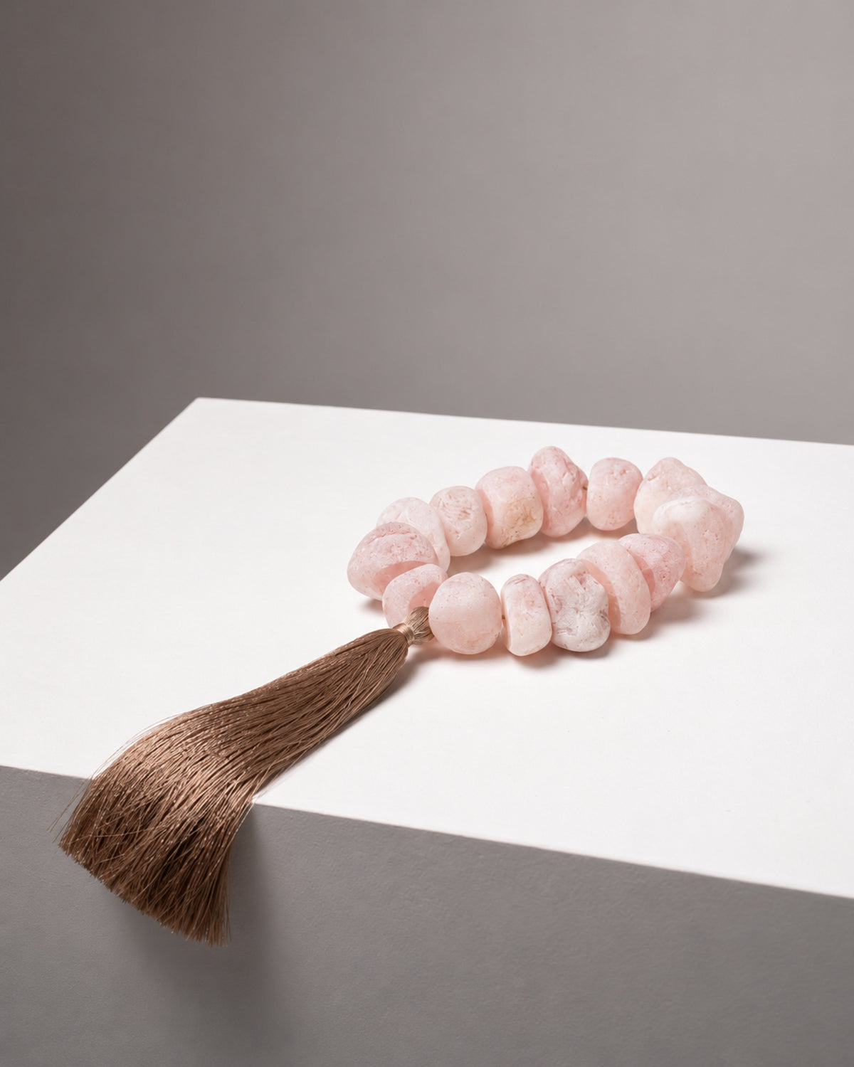 Colar de Mesa C119 – Ágata Rosa — peça individual