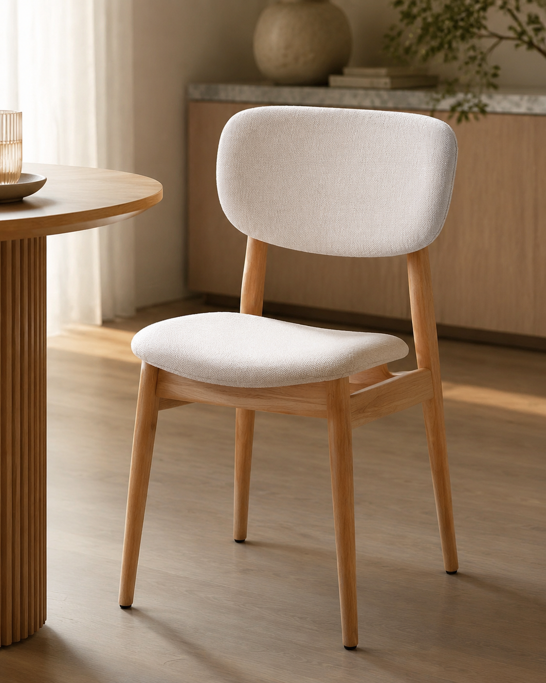 Cadeira de Jantar Amora em ambiente contemporâneo