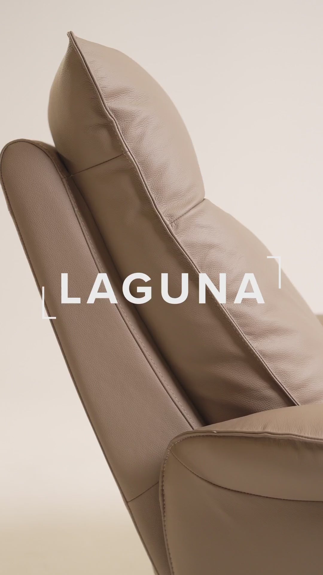 Poltrona Couro Natural Lagun - vídeo