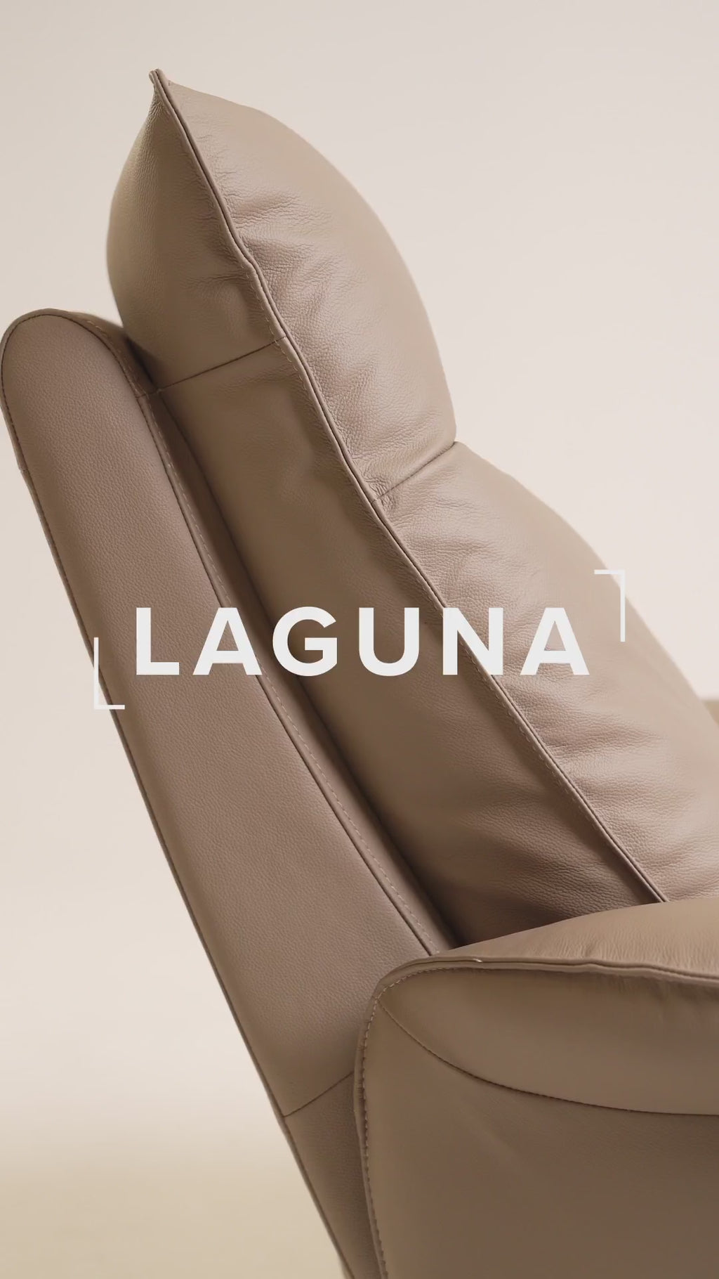 Poltrona Couro Natural Lagun - vídeo